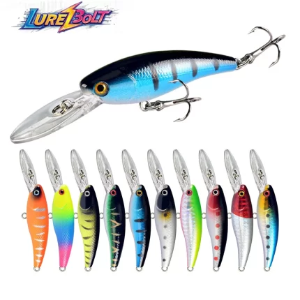 Deep Diving Crankbait | Multi-Color Bass Lure