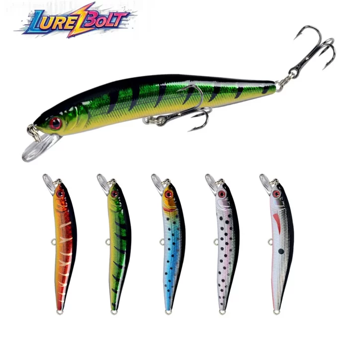 Top Lifelike Minnow Hard Baits for Freshwater Predator Fishing