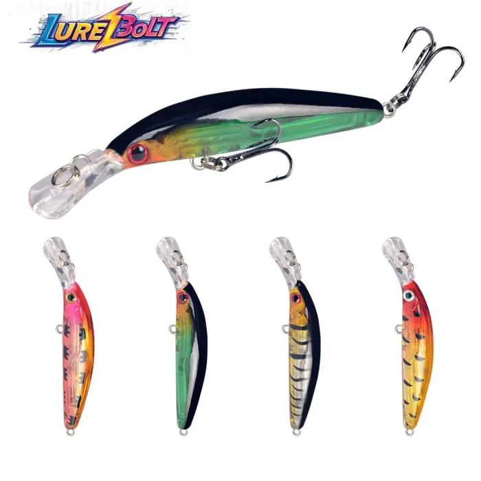 Shallow Diving Fat Minnow- High Buoyancy Hard Lure for Shore Fishing