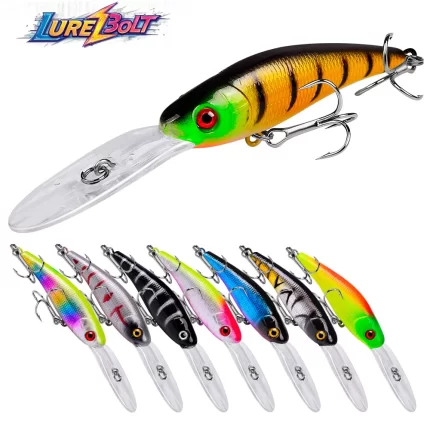 LureBolt Premium Fishing Lures | Deep Diving Hard Bait for Lure Fishing & Bass