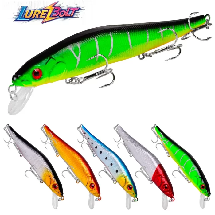 LureBolt High Floating Long Minnow Fishing Lure | Must-Have Freshwater Lure Bait