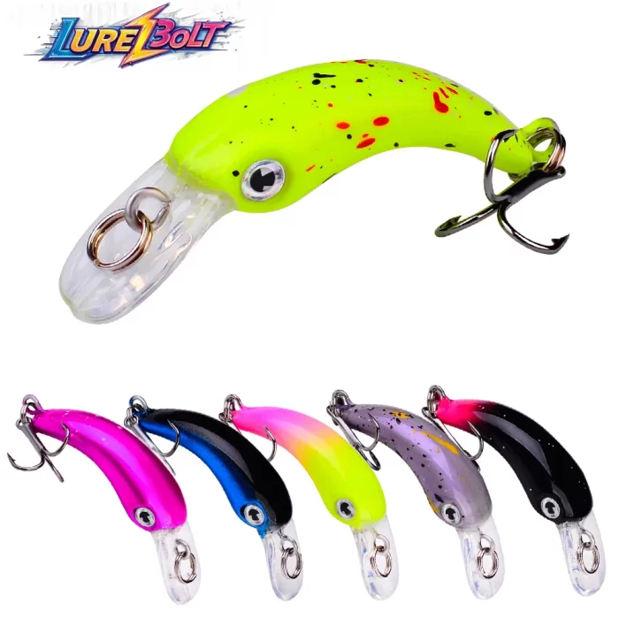 LureBolt Ultralight Mini Minnow Fishing Lure | Chubby Creek Fishing Lure
