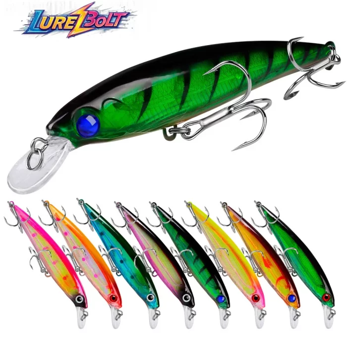 LureBolt Mid Diving Minnow Lure | Perfect for Mid-Depth Predators