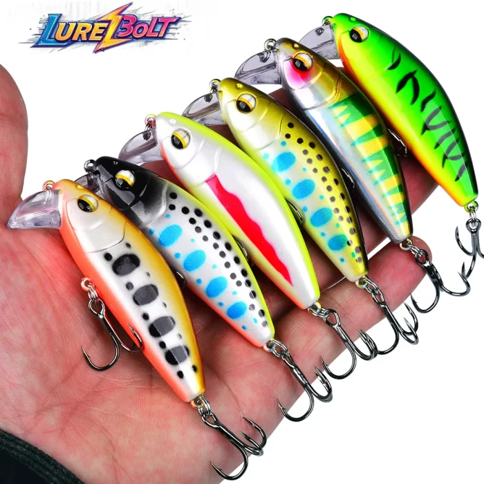 Colorful Artificial Lure Set - Multiple Baits for Freshwater Fishing
