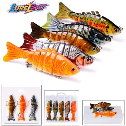 High-quality realistic fishing lure set, plastic bait, fishing gear, artificial bait