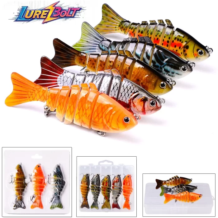 High-quality realistic fishing lure set, plastic bait, fishing gear, artificial bait