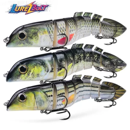 High-Quality Jointed Baitfish Lures for Freshwater & Saltwater Fishing | LureBolt