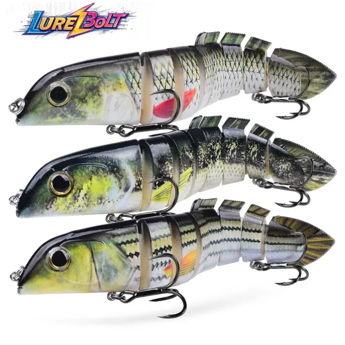 High-Quality Jointed Baitfish Lures for Freshwater & Saltwater Fishing | LureBolt