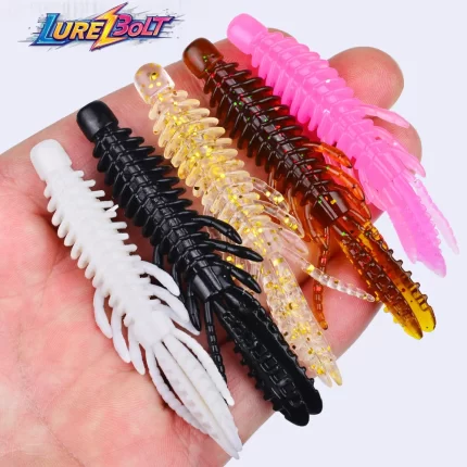 Multi-Color Soft Insect Fishing Lures for Freshwater Fishing | 10pcs