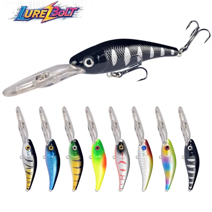 Small Ultra Deep Diving Hard Bait Set | Lifelike Lures for Deepwater Predators