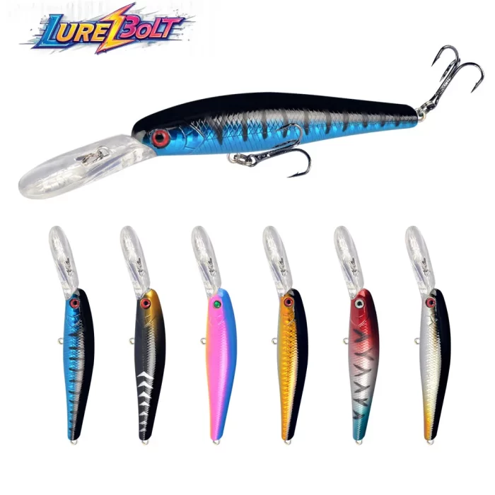 Deep Diving Crankbait | Multi-Color Fat Body Lure for Bass