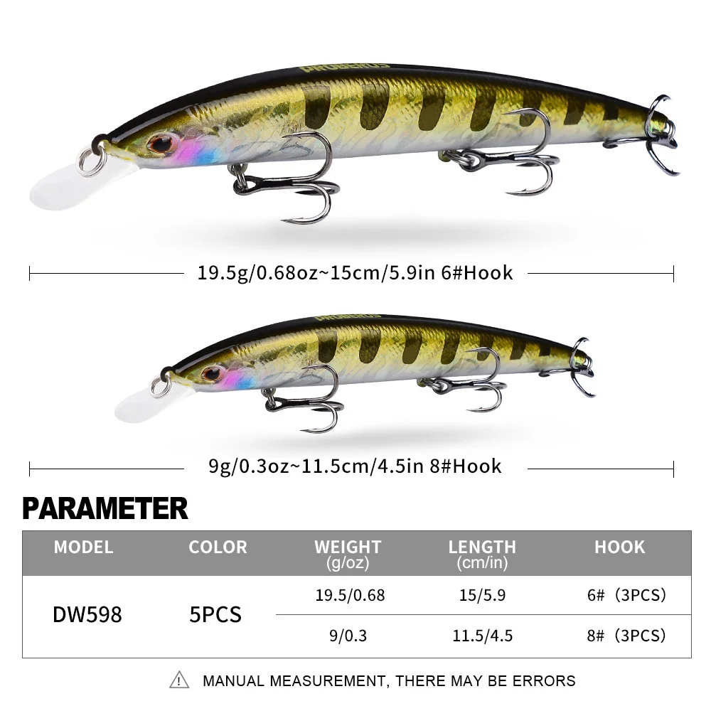 Lure shown from multiple angles: side, back, and underside