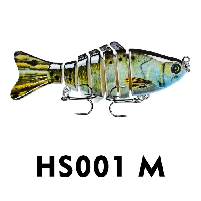 Lifelike Fish-Shaped Segmented Fishing Lure Set - Realistic Fish Lures for Various Fishing Needs - Image 6