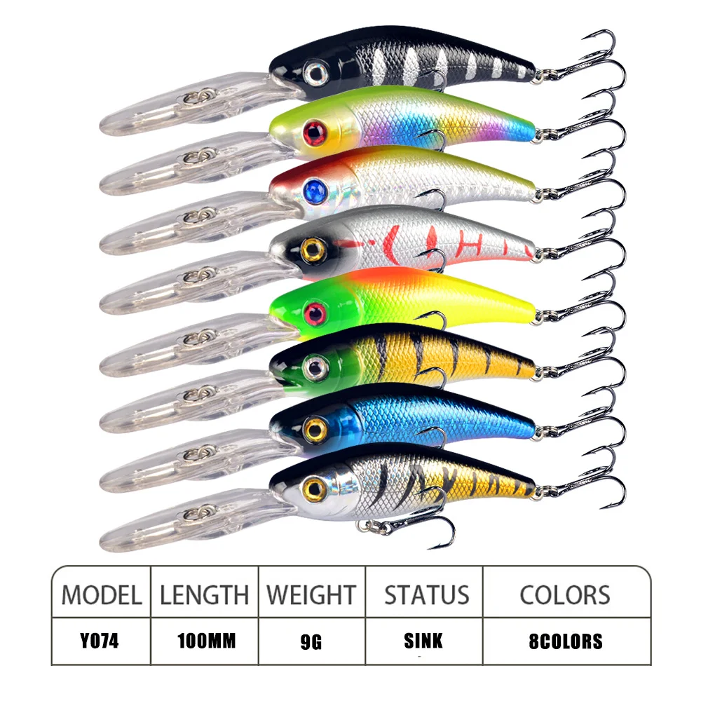 Close-up of the lifelike skin and 3D eyes of the lures