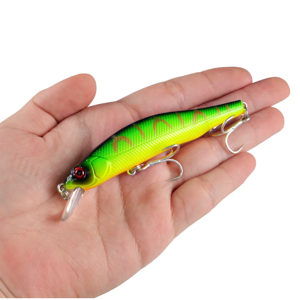  LureZ Bolt Fishing Lure in vibrant yellow and black with 6# hooks