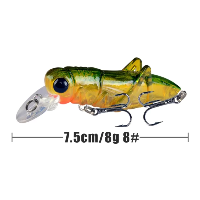 Grasshopper Fishing Lure - Realistic Insect Hard Bait for Freshwater Fishing - Image 6