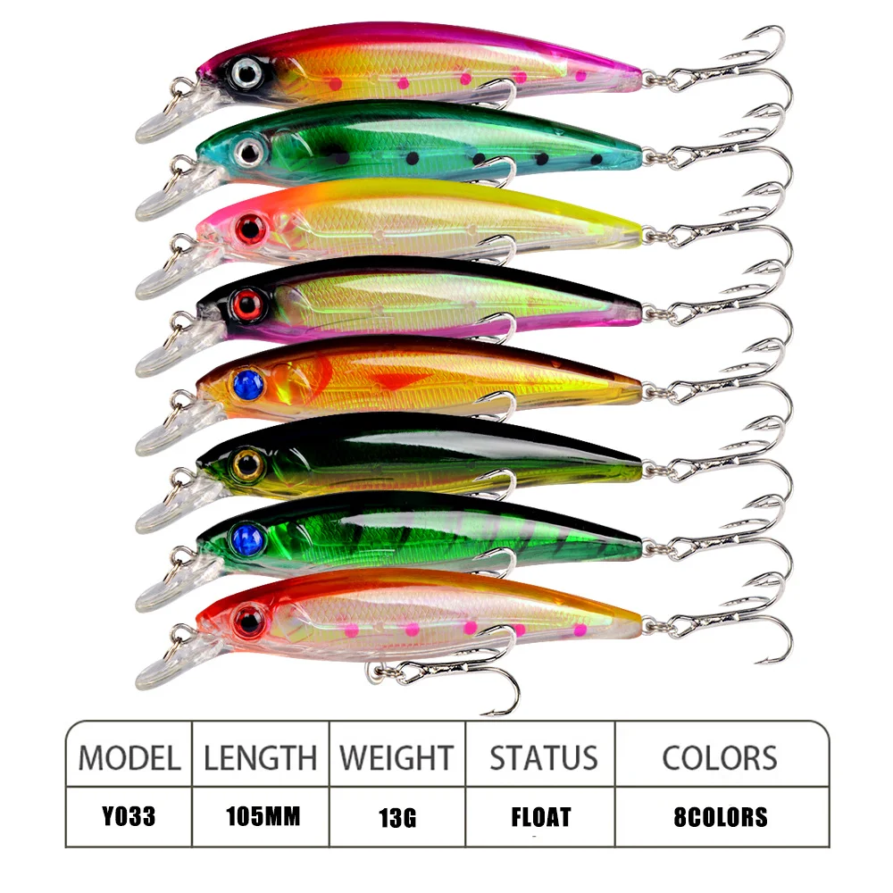 LureZ Bolt Fishing Lure in red and yellow with lifelike details
