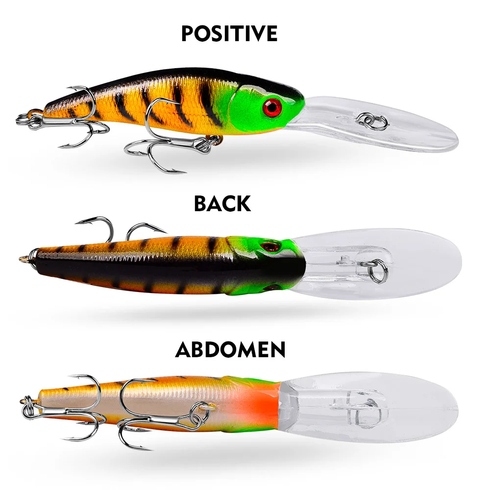 Image of the lure from below, emphasizing the detailed abdomen design that attracts fish.