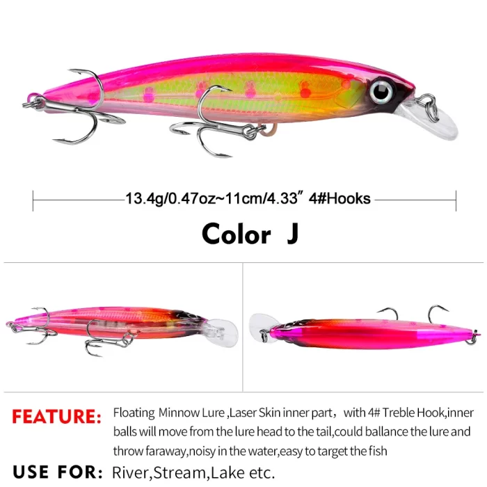 Bionic fish design with 6-color hooks & tri-joint action. Military-grade ABS for fresh/saltwater. Strike with precision. #LureBoltLureBait