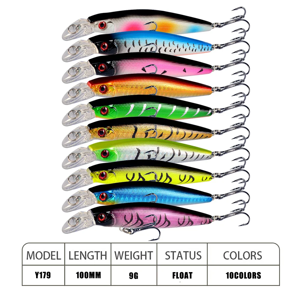 LureZ Bolt Fishing Lure in blue and black with 6# hooks and lifelike details