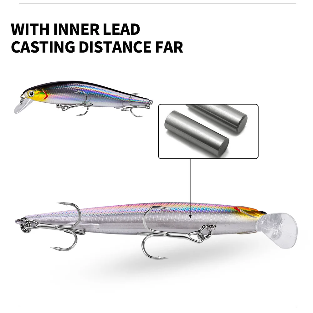 Illustration of inner lead structure enhancing casting distance.