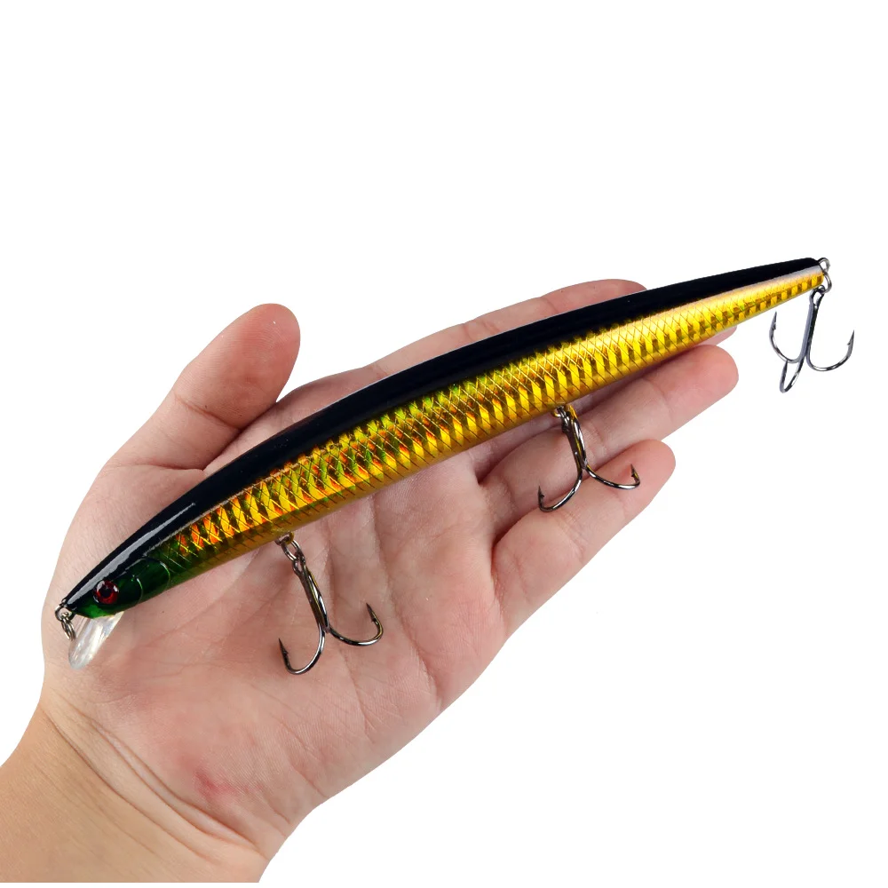 LureZ Bolt Fishing Lure with bright red and orange color pattern