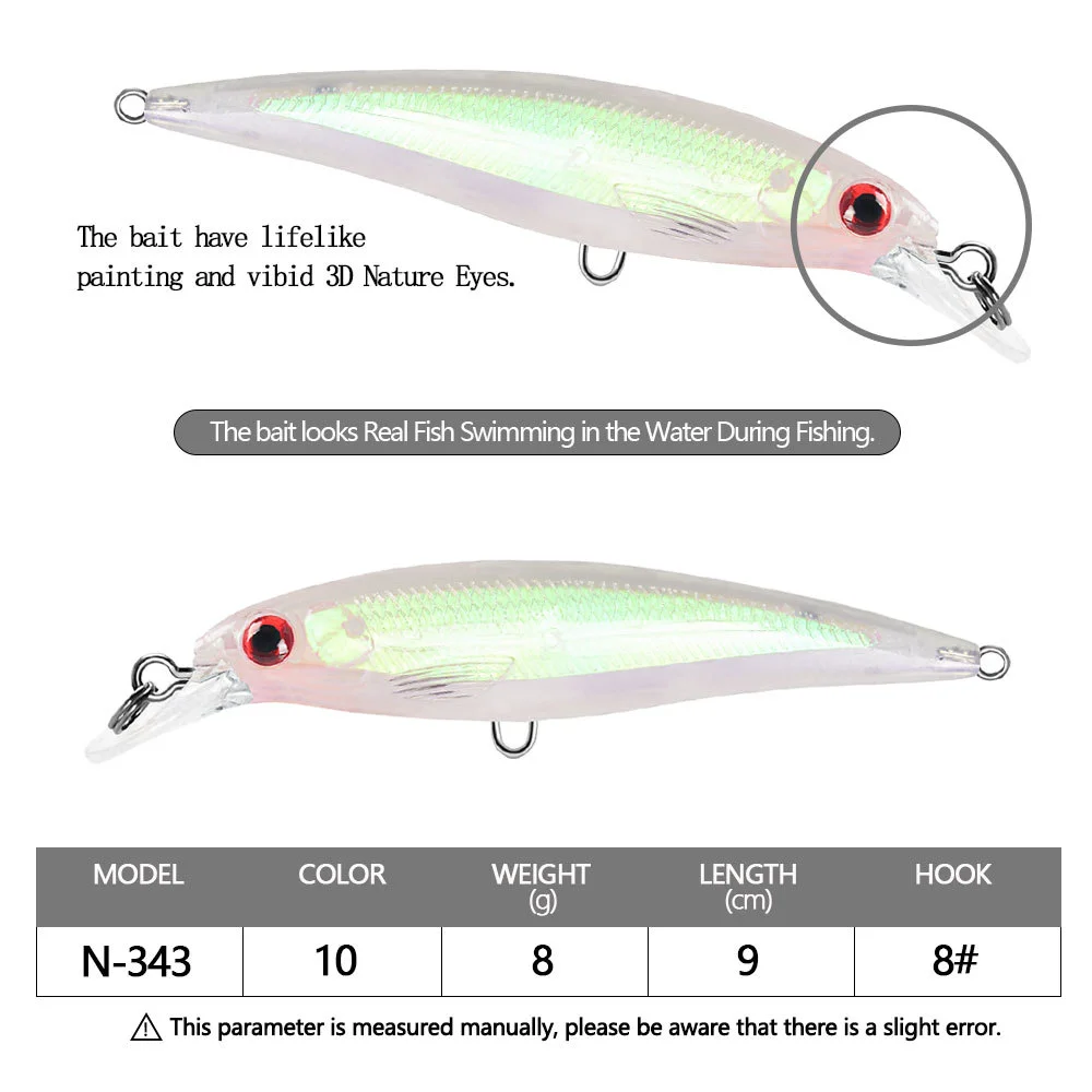 Close-up of LureZ Bolt Fishing Lure showing 3D eyes and feathered hooks