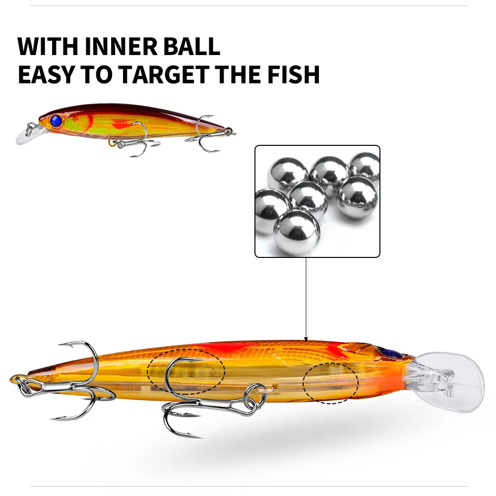 Lure size diagram with weight and hook details