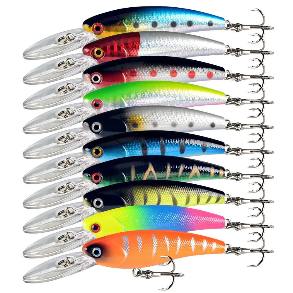 LureZ Bolt Fishing Lure in hand, showing size, strong hooks, and color details