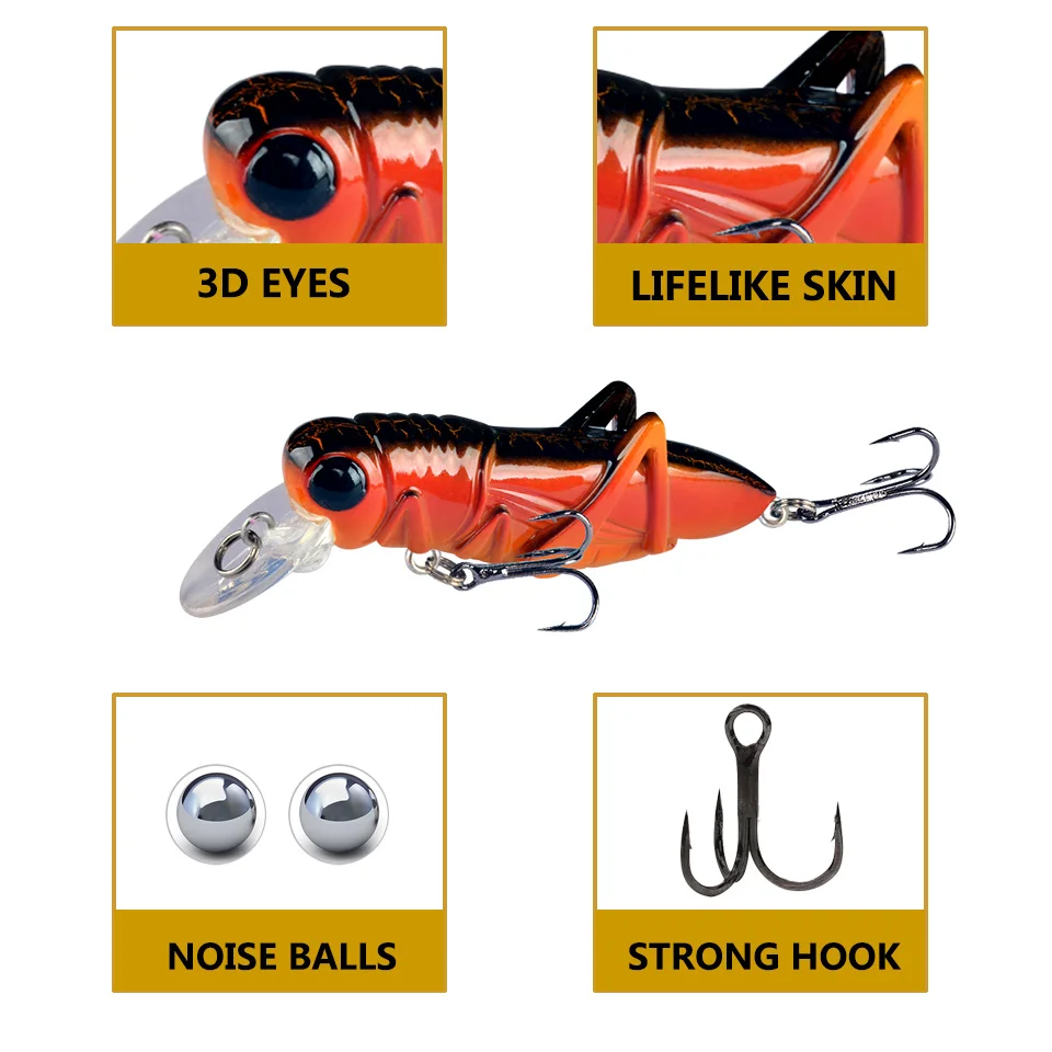 Close-up of LureZ Bolt Fishing Lure showing 3D eyes and realistic