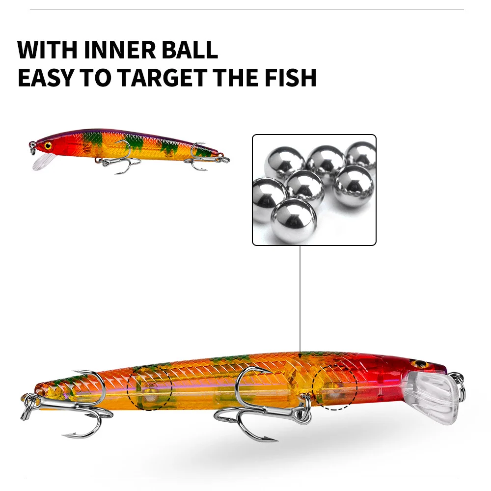 Bottom view of the lure, emphasizing its floating capability and detailed features.