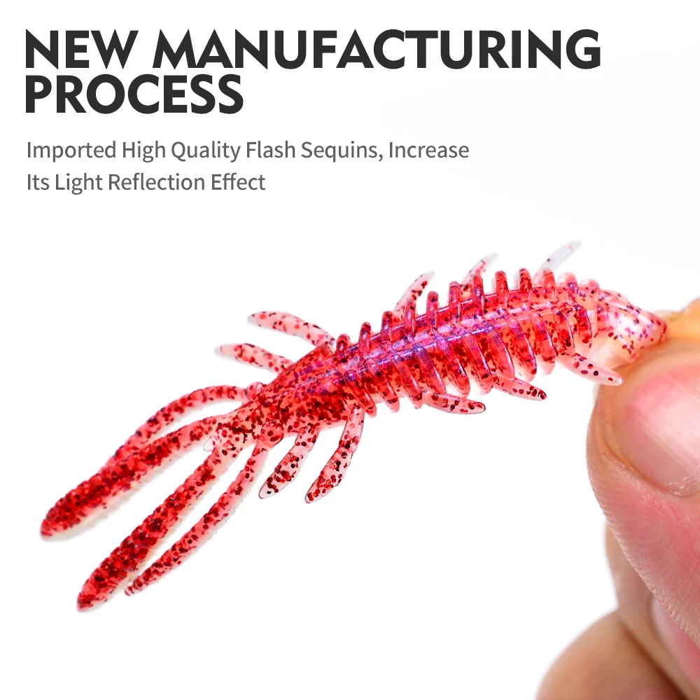 Overview of the lure's materials and scent-enhancing ingredients