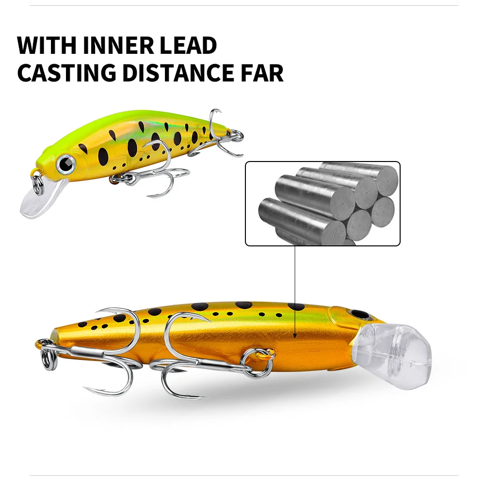 Diagram showing inner lead structure for extended casting distance.