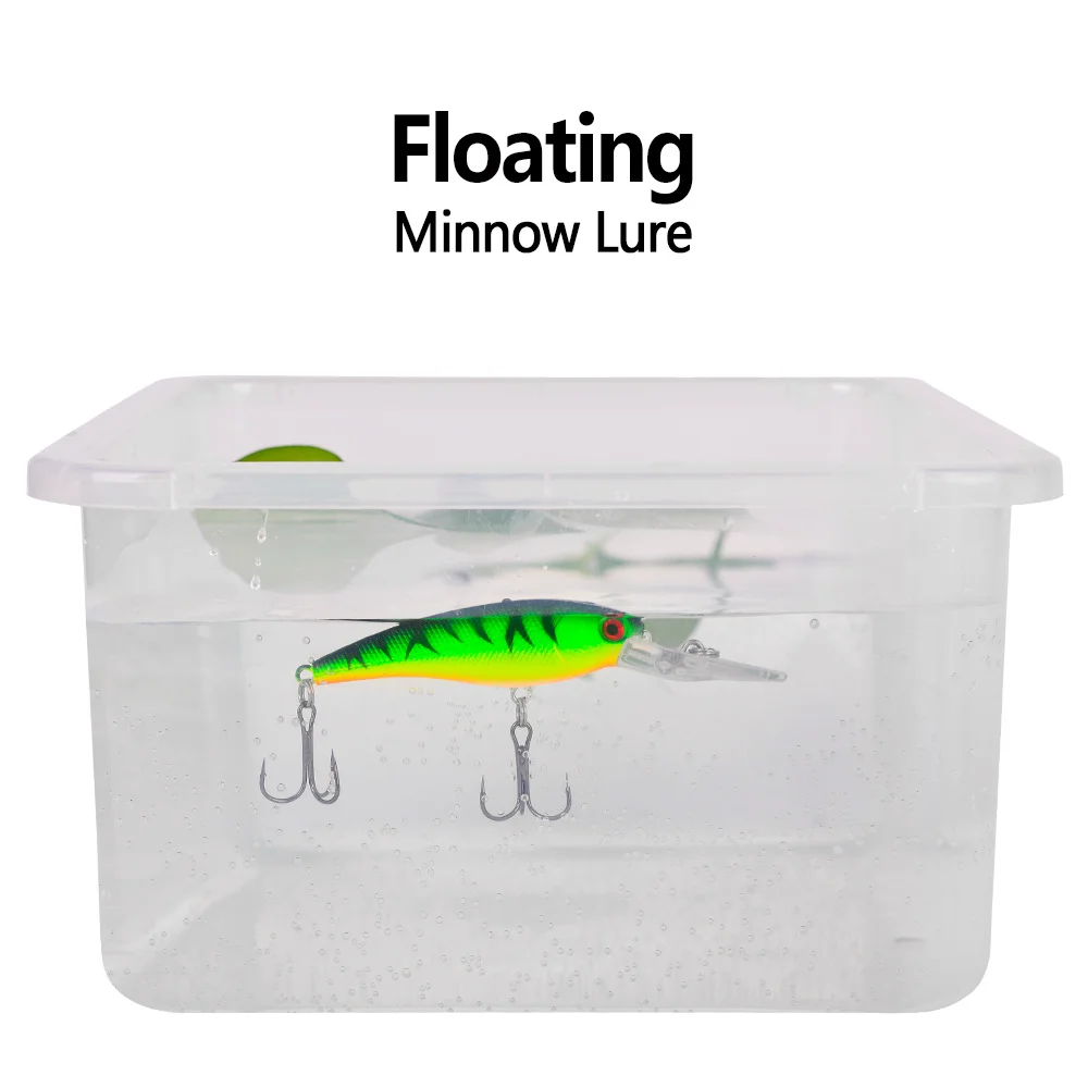 Demonstration of lure floating in a water tank