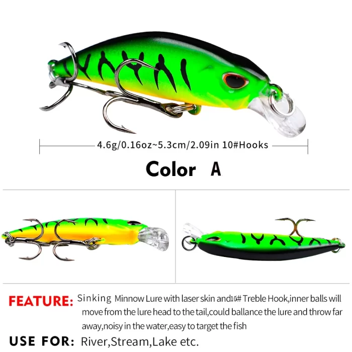 LureBolt Fat Crankbaits - Best Shallow Water Floating Short Lip Lures for Fishing - Image 2
