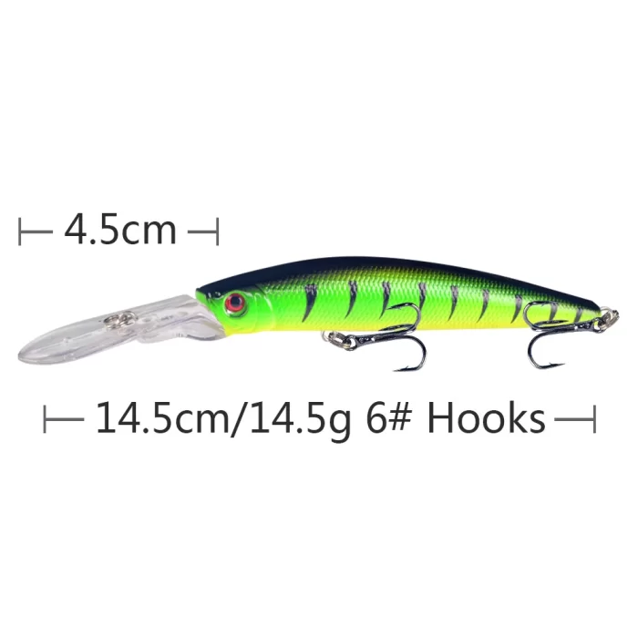 Top Deep Diving Minnow Hard Bait for Catching Freshwater Predators - Image 2