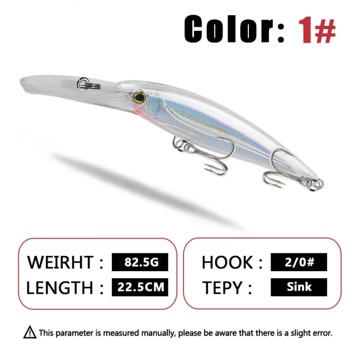 Floating Deep Diving Crankbait for Catching Freshwater and Saltwater Predators - Image 2