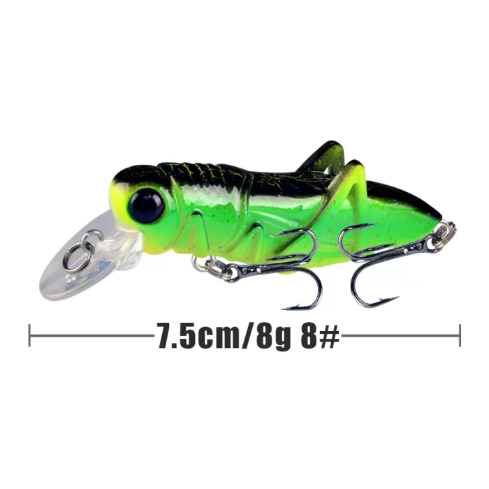Grasshopper Fishing Lure - Realistic Insect Hard Bait for Freshwater Fishing - Image 8