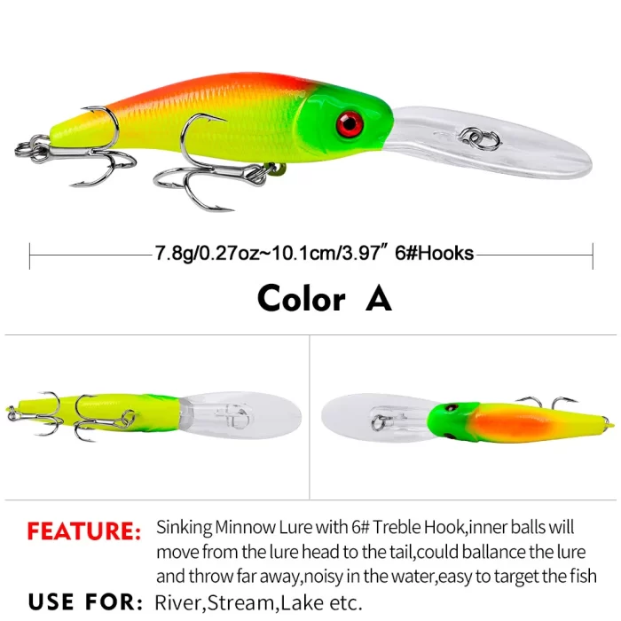 LureBolt Premium Fishing Lures | Deep Diving Hard Bait for Lure Fishing & Bass - Image 7