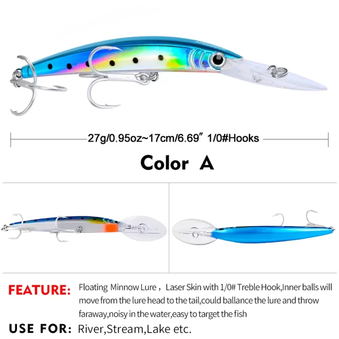 Diverse Fishing Lure Set - Various Colors and Styles of Artificial Baits - Image 2