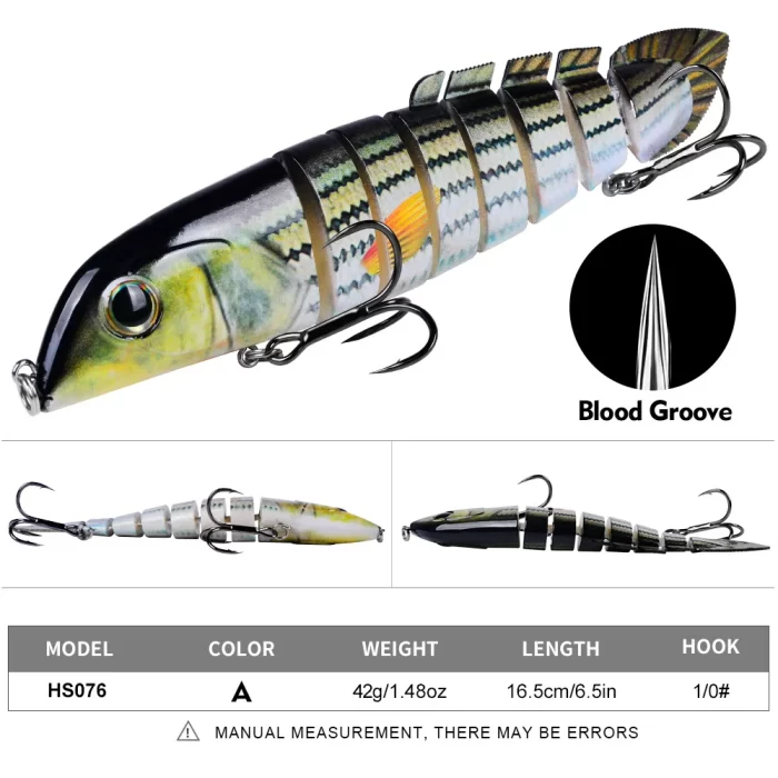High-Quality Jointed Baitfish Lures for Freshwater & Saltwater Fishing | LureBolt - Image 4