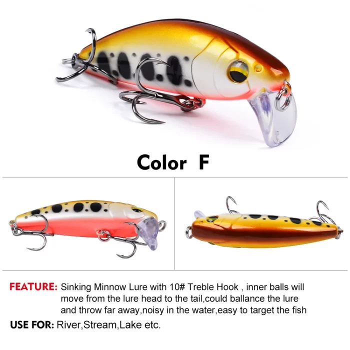 Colorful Artificial Lure Set - Multiple Baits for Freshwater Fishing - Image 2