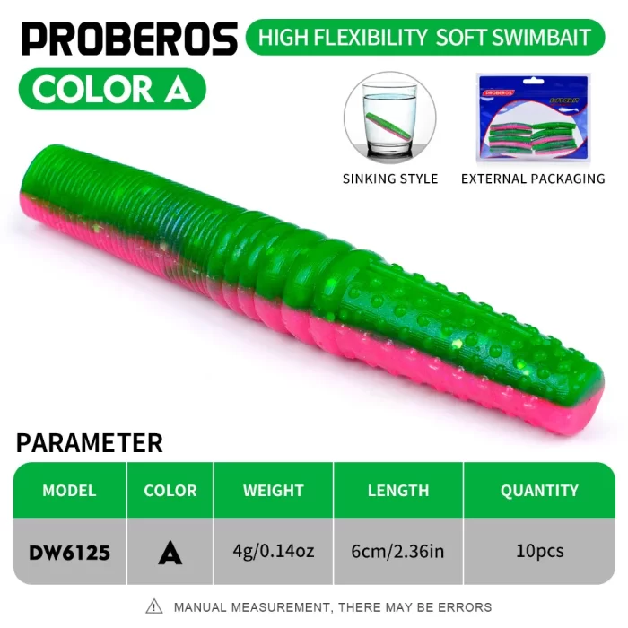 Multi-Color Soft Plastic Lures - Enhance Your Fishing Results for All Conditions - Image 2