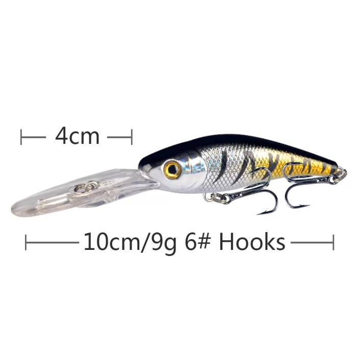 Small Ultra Deep Diving Hard Bait Set | Lifelike Lures for Deepwater Predators - Image 2