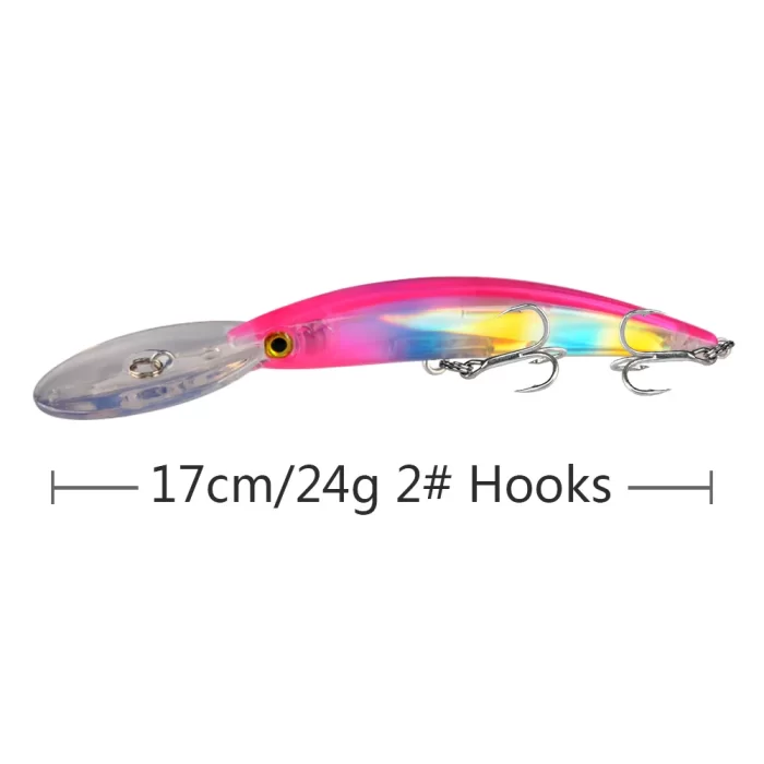 Transparent Deep Diving Crankbait | Long Lip Design for Long Casting & Deepwater Fishing - Image 2