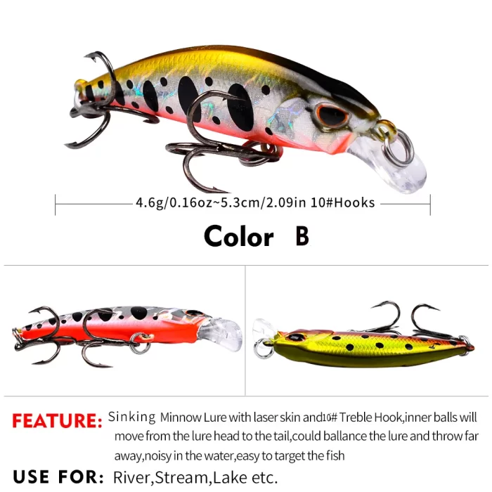 LureBolt Fat Crankbaits - Best Shallow Water Floating Short Lip Lures for Fishing - Image 7