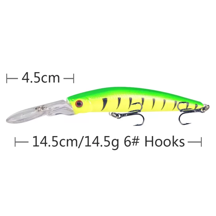 Top Deep Diving Minnow Hard Bait for Catching Freshwater Predators - Image 3