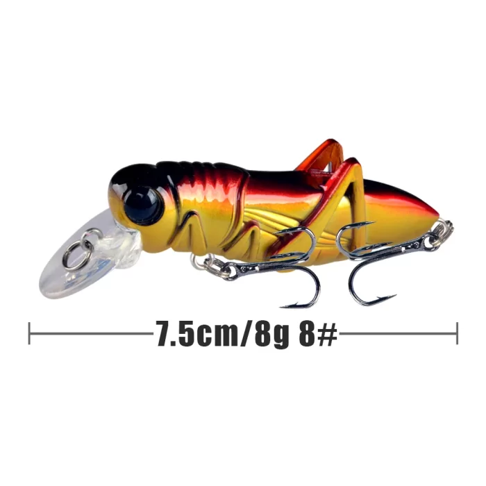 Grasshopper Fishing Lure - Realistic Insect Hard Bait for Freshwater Fishing - Image 9