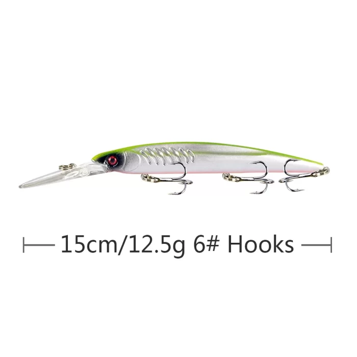 Deep Diving Minnow - Long Lip Hard Bait in Multi Colors - Image 3