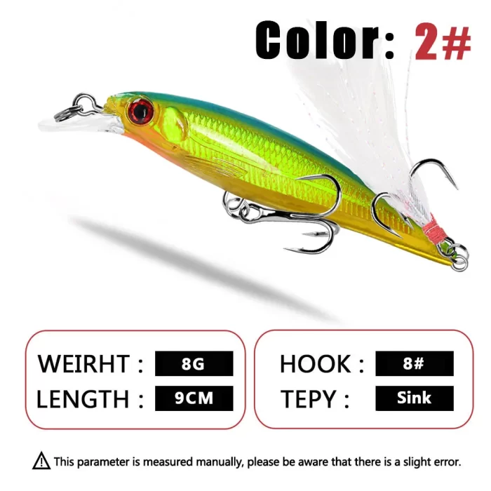 Best Feathered Treble Hook Fishing Lures for Trout and Bass Enthusiasts - Image 3